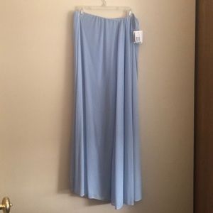 Light blue long skirt